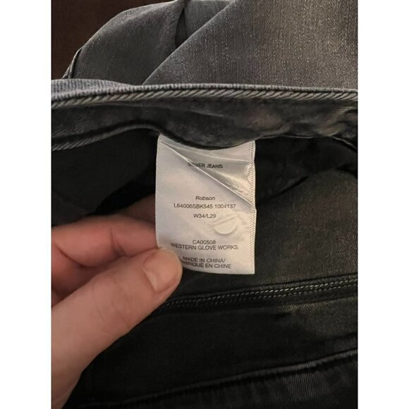 Women's Silver Jeans Co. Black 5 Button Fly Jeans Size 34 [EXCELLENT] - Picture 6 of 9